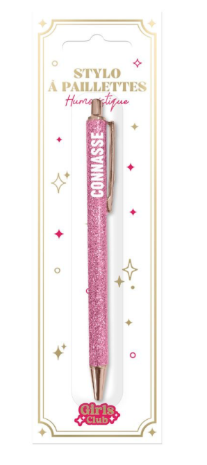 Stylo à Paillettes Connasse