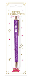 Stylo à Paillettes Fofolle