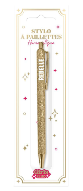 Stylo à Paillettes Rebelle