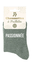 Chaussettes à paillettes Passionnée