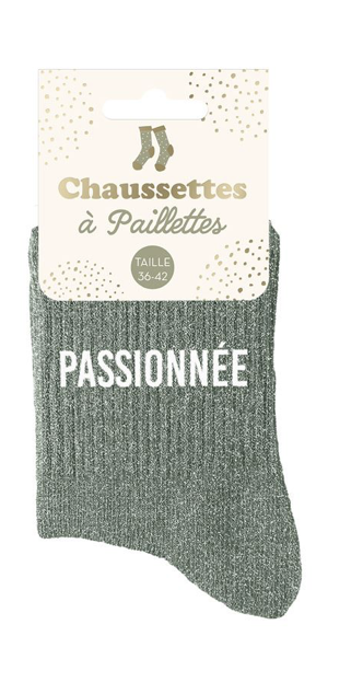 Chaussettes à paillettes Passionnée