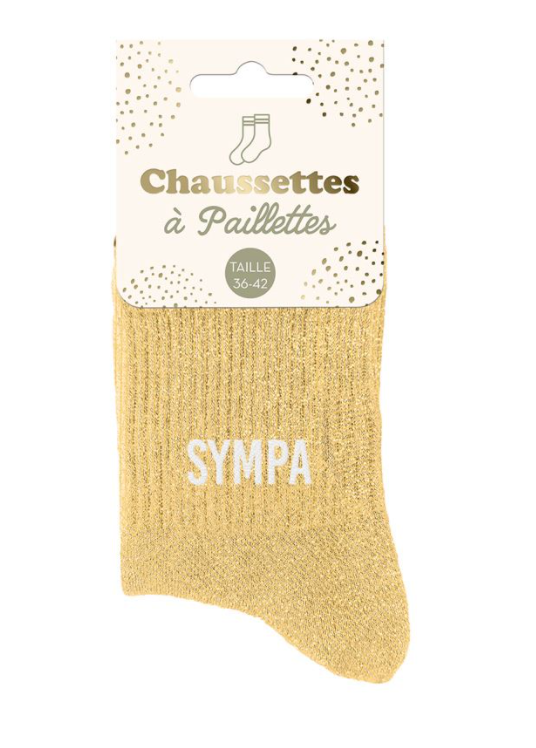Chaussettes à paillettes Sympa