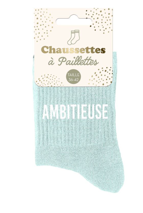 chaussettes à paillettes Ambitieuse