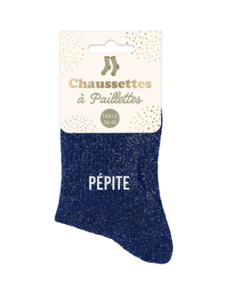 Chaussettes à paillettes Pépite