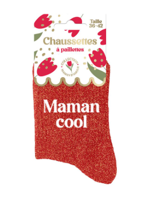 Chaussettes à paillettes Maman Cool