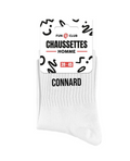 Chaussettes Blanches Connard