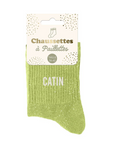 Chaussettes à paillettes Catin