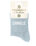 Chaussettes à paillettes Canaille
