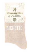 Chaussettes à paillettes Bichette