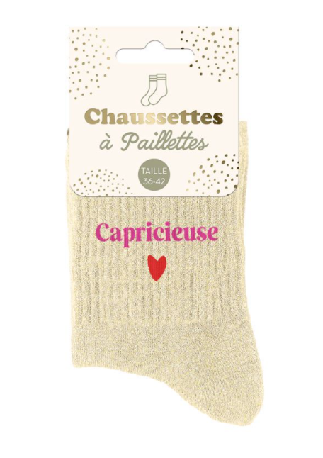 Chaussettes à paillettes Capricieuse