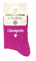 Chaussettes à paillettes Choupette