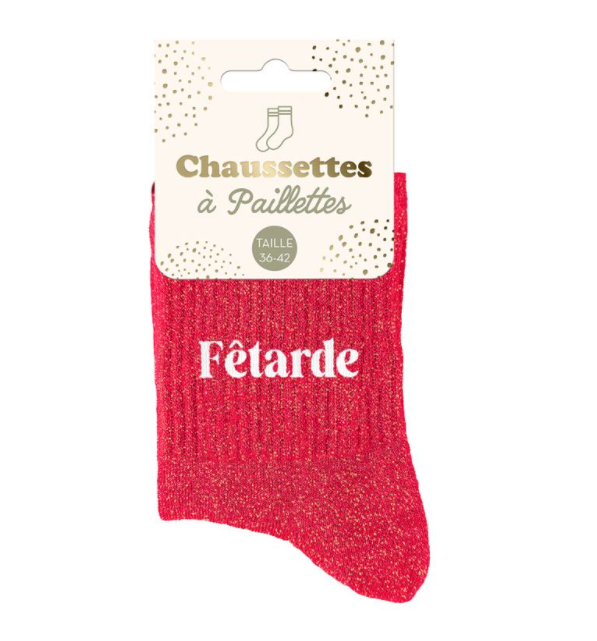 Chaussettes à paillette Fêtarde