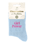 Chaussettes à paillettes Girl Power