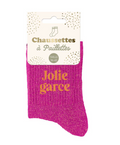 Chaussettes à paillettes Jolie Garce
