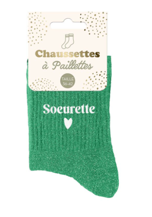 Chaussettes à Paillettes Soeurette