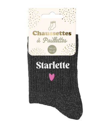 Chaussettes à paillettes Starlette