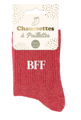 Chaussettes à paillettes BFF