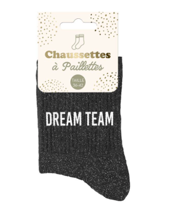 Chaussettes à paillettes Dream TEAM