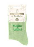 Chaussettes à paillettes Mojito Addict