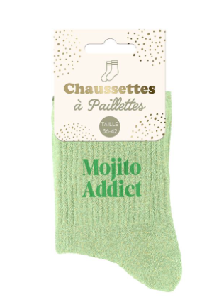 Chaussettes à paillettes Mojito Addict