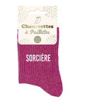 Chaussettes à paillettes Sorcière