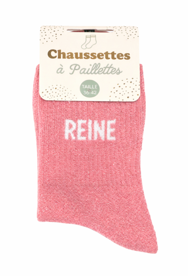 Chaussettes à paillettes Reine