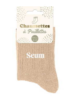 Chaussettes à paillettes Seum