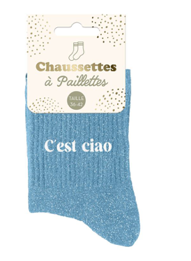 Chaussettes à paillettes C'est ciao