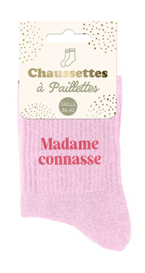 Chaussettes à paillettes Madame Connasse