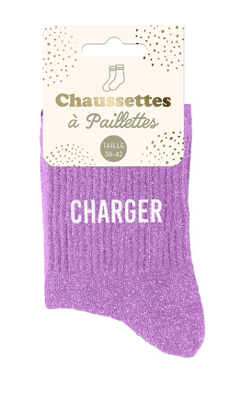 Chaussettes à paillettes Charger