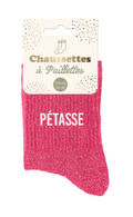 Chaussettes à paillettes Pétasse
