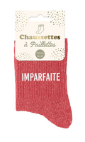 Chaussettes à paillettes Imparfaite