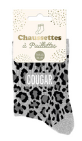 Chaussettes à paillette Cougar