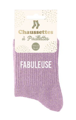 Chaussettes à paillette Fabuleuse