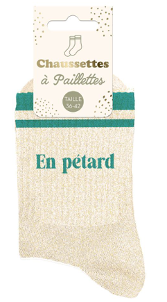Chaussettes à paillette En pétard