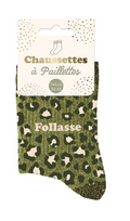 Chaussettes à paillette Follasse