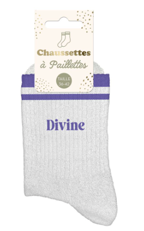 Chaussettes à paillette Divine