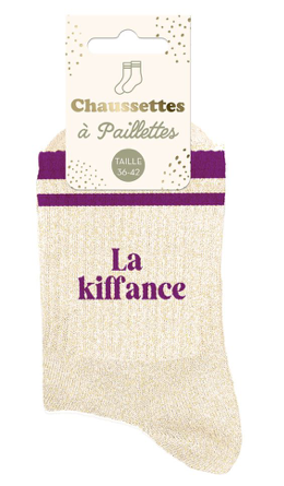 Chaussettes à paillette La kiffance