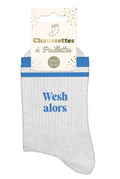 Chaussettes à paillette Wesh Alors