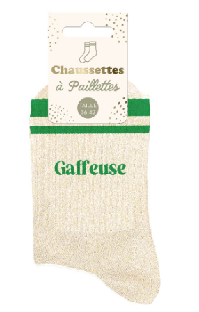 Chaussettes à paillette Gaffeuse