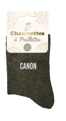 Chaussettes à paillette Canon