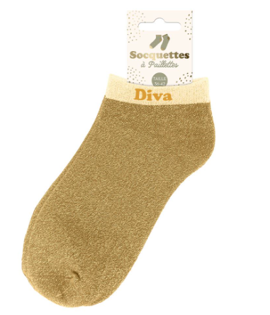 Socquettes à paillette Diva