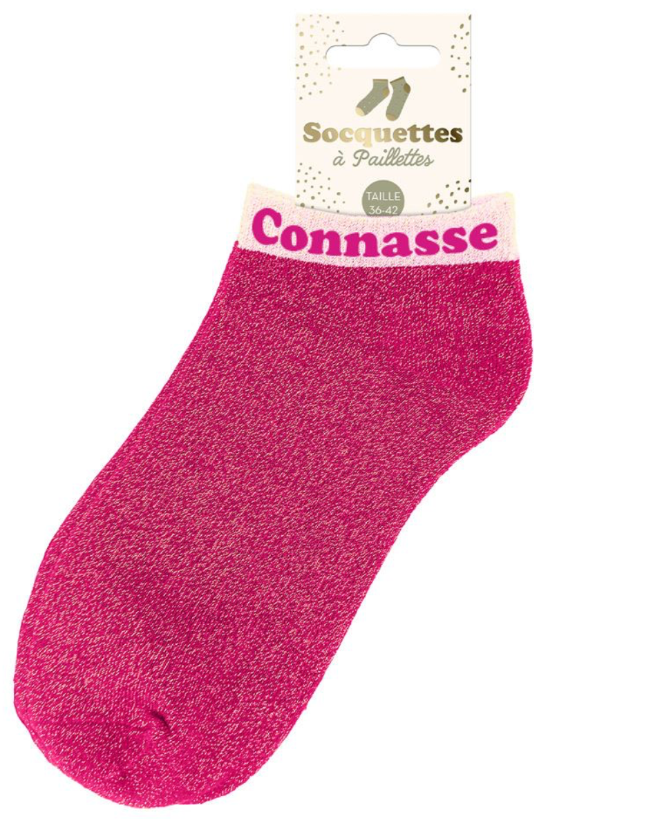 Socquettes à paillettes Connasse