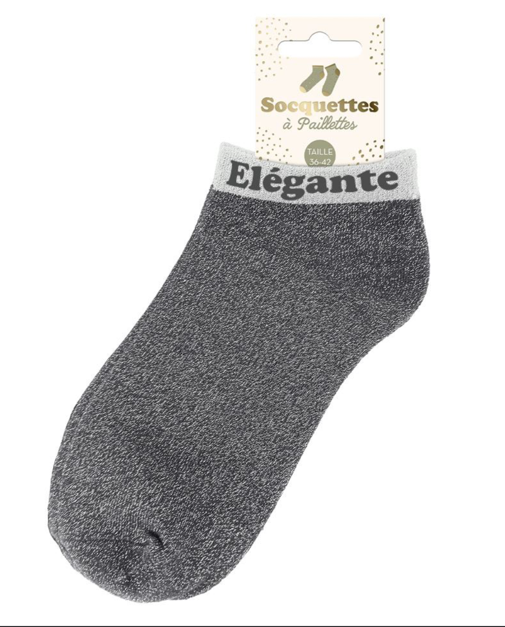 Socquettes à paillettes Élégante