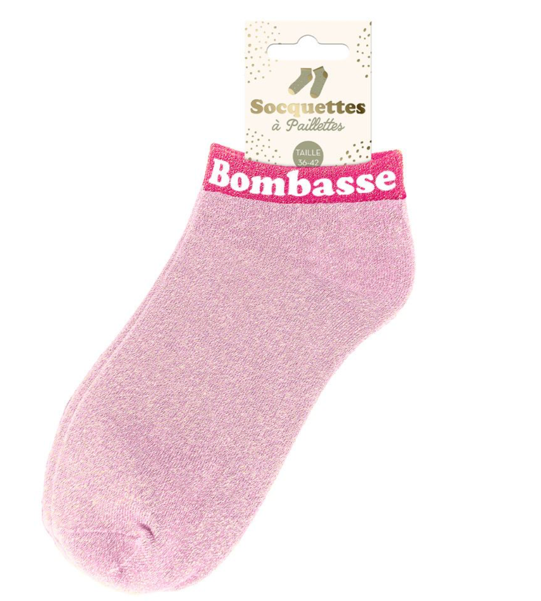Socquettes à paillettes Bombasse