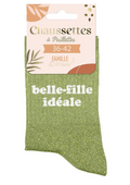 Chaussettes à paillettes Belle fille Idéale