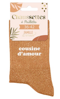 Chaussettes à paillettes Cousine d'amour