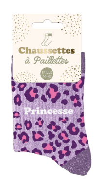 Chaussettes à paillettes Princesse
