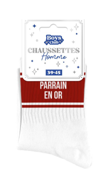 Chaussettes Homme Parrain en Or