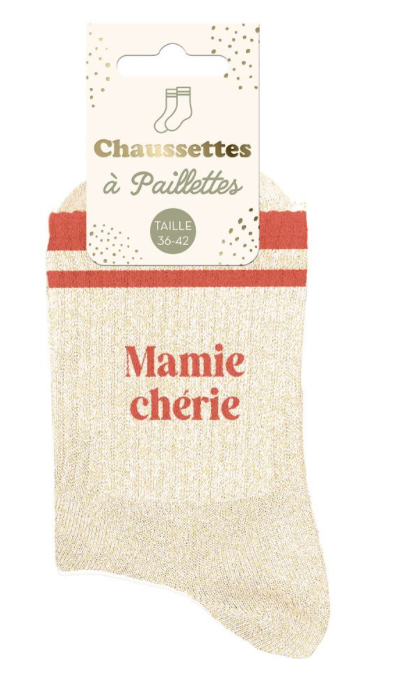Chaussettes à paillette Mamie Chérie